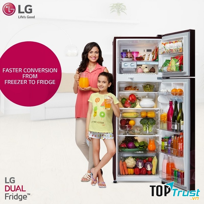 Tủ lạnh được yêu thích nhất của thương hiệu LG