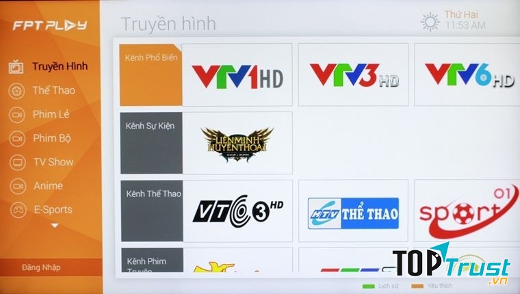 ứng dụng xem phim trực tuyến trên Android, iPhone, Windows Phone