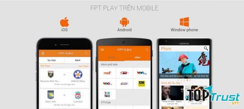 Website xem tivi trực tuyến tốt nhất