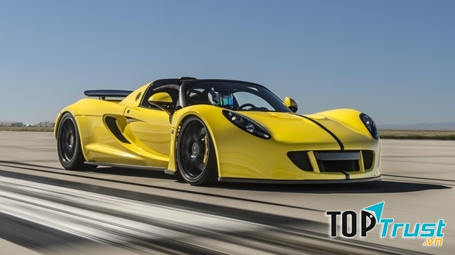 Xe ô tô mui trần có tốc độ nhanh nhất thế giới