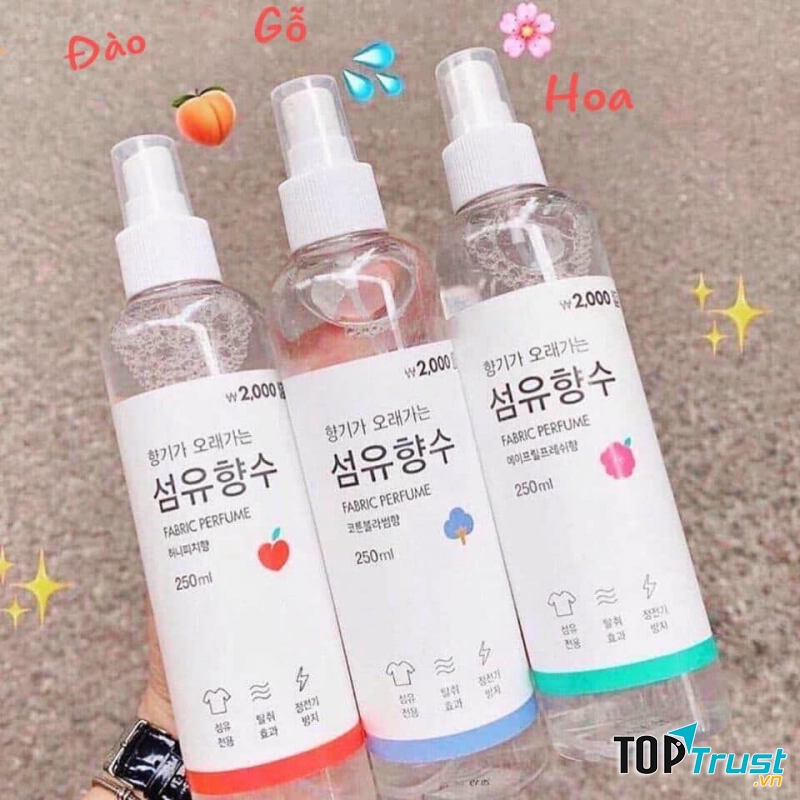 Xịt thơm quần áo được yêu thích nhất hiện nay