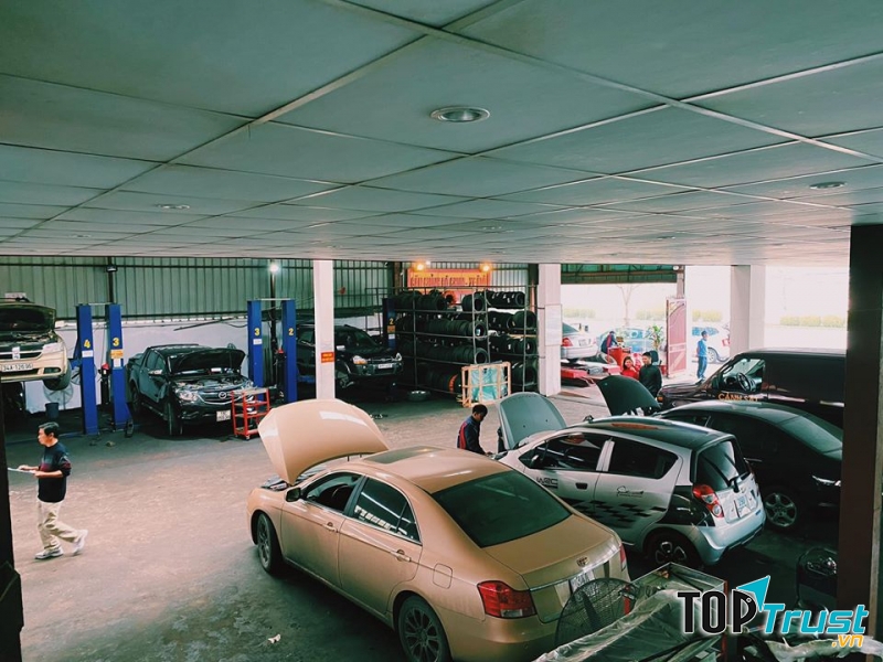 Xưởng/Gara sửa chữa ô tô uy tín và chất lượng ở Bình Dương