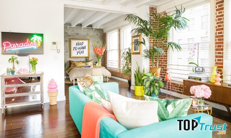 ý tưởng trang trí nhà theo phong cách nhiệt đới được yêu thích nhất hiện nay
